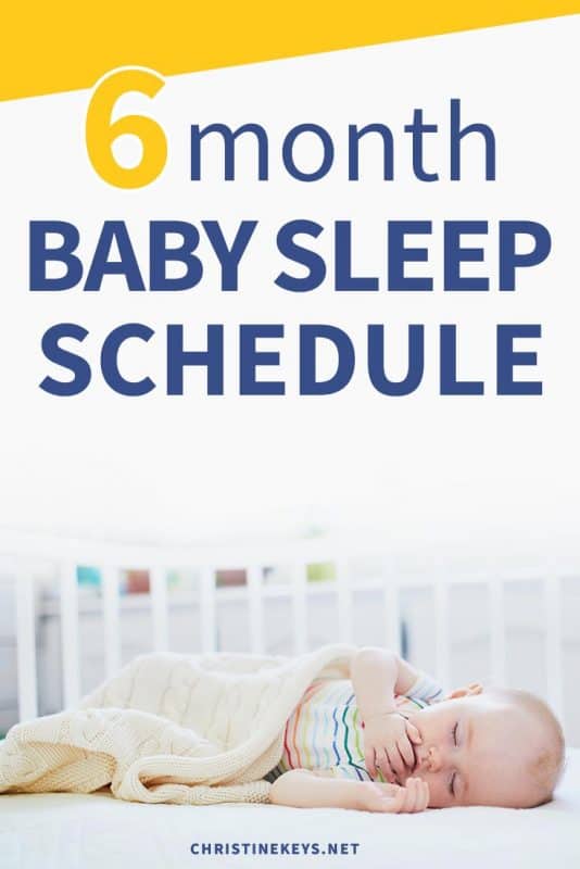 6 month baby sleep schedule