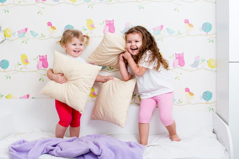 siblings sharing a room