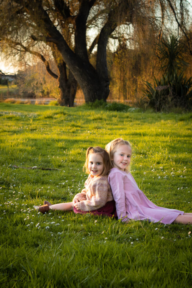 sisters with a 2 year age gap