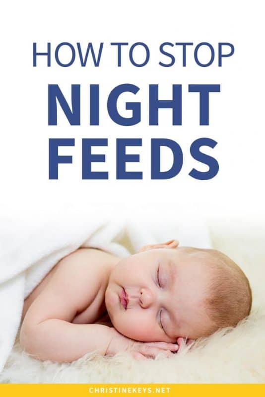 how to stop night feeds