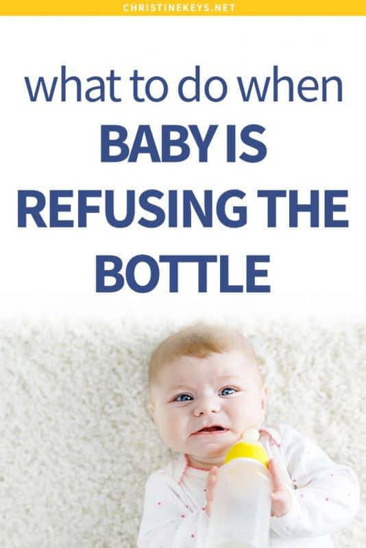 baby refusing bottle
