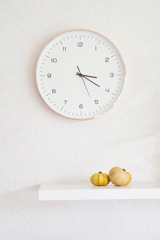Clock on the wall
