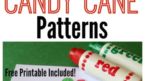 Image for Candy Cane Patterns - FREE Printable