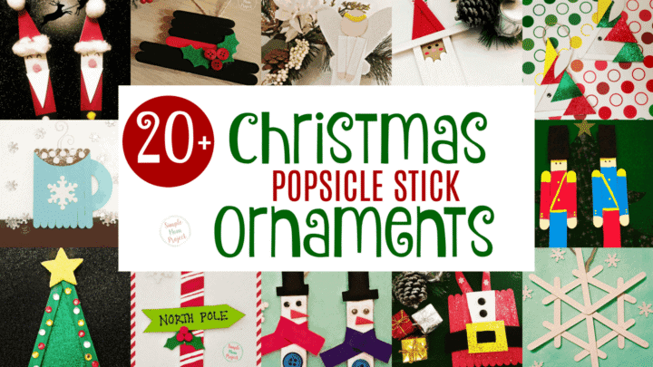 Image for 20+ DIY Christmas Popsicle Ornament Crafts For Kids