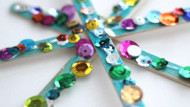 Image for Sparkly Snowflake Craft for Kids