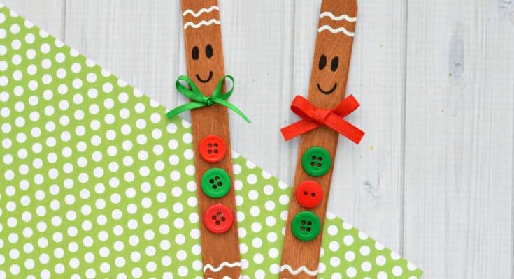 Image for Craft Sticks Gingerbread Man Ornament