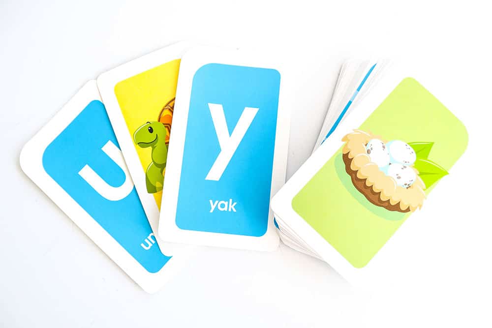 alphabet flashcards