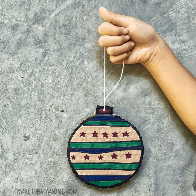 Image for Cardboard Christmas Ornament Craft