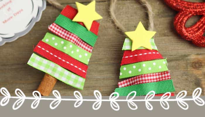 Image for Cinnamon Stick Ribbon Trees: Simple Preschool Christmas Ornaments