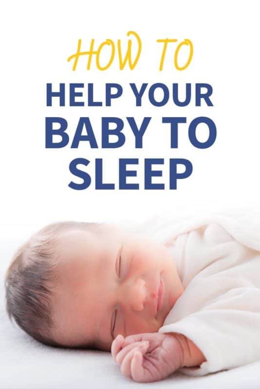 Pinterest image about how to help your baby sleep better