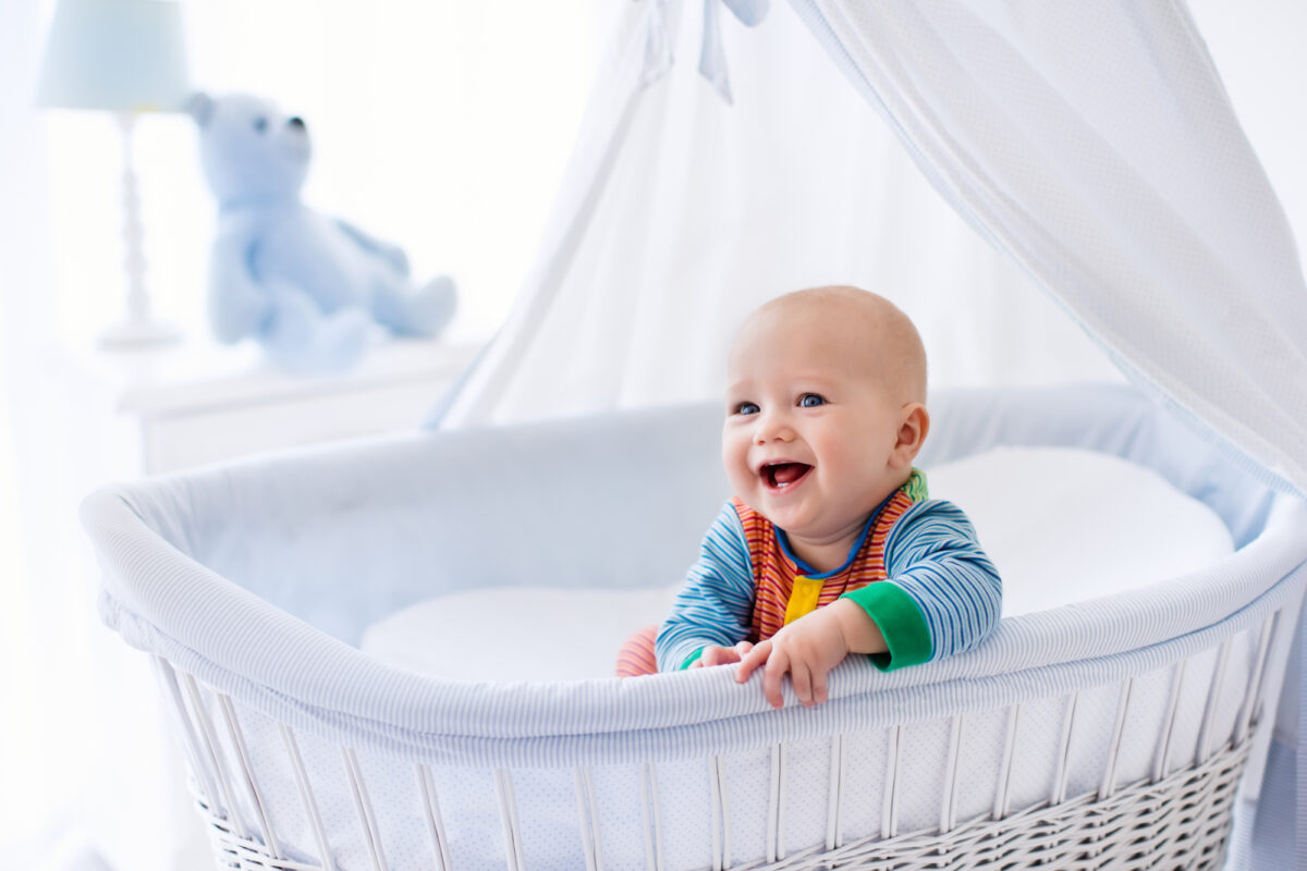 baby waking up in the morning