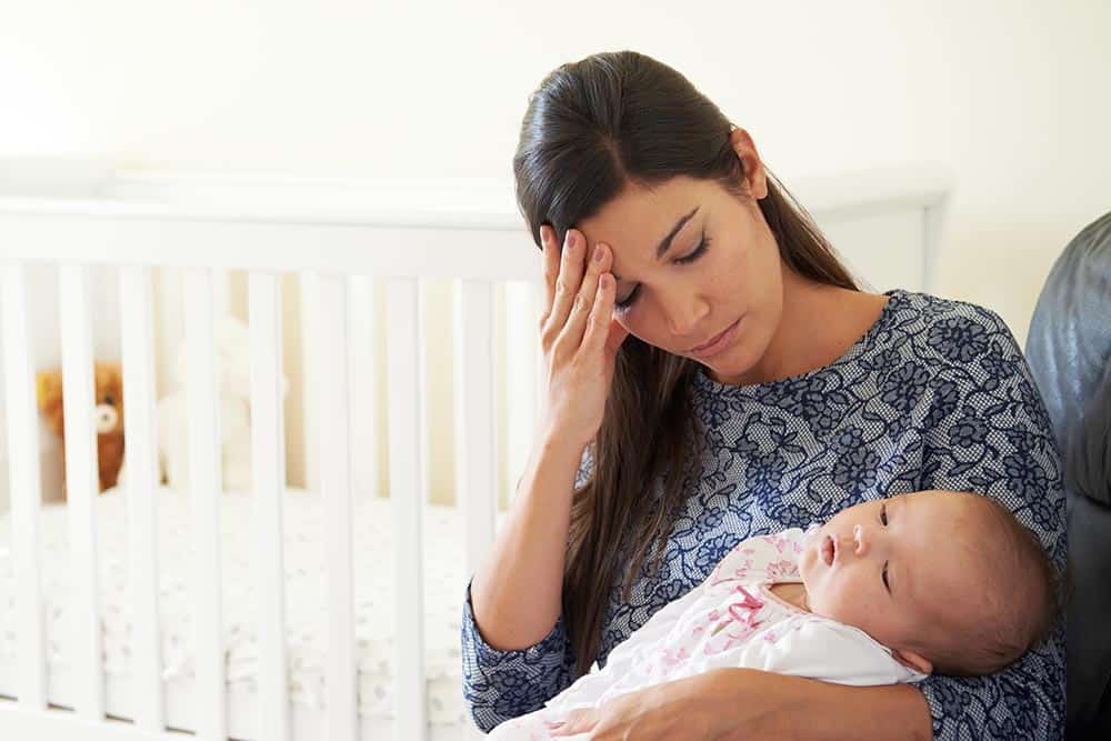 Newborn fights sleep