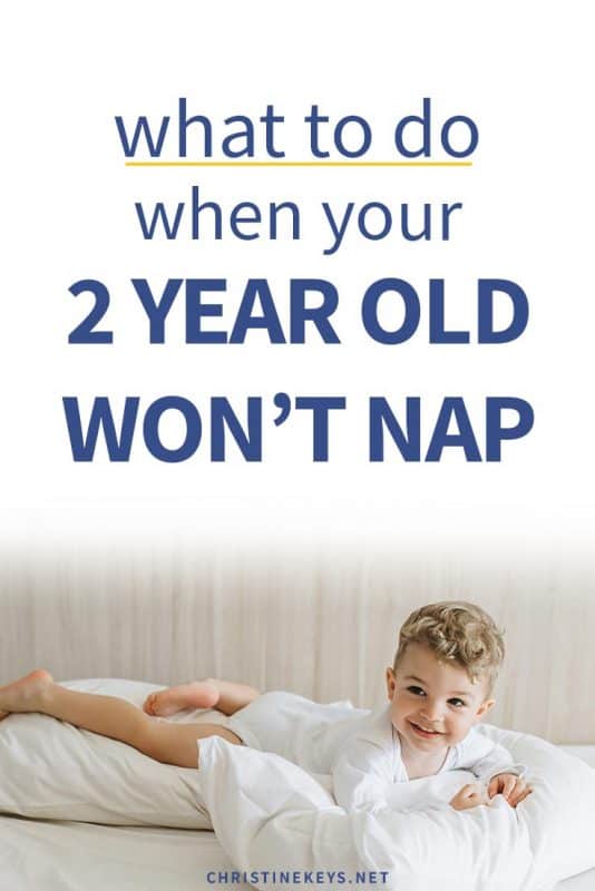2 year old won't nap