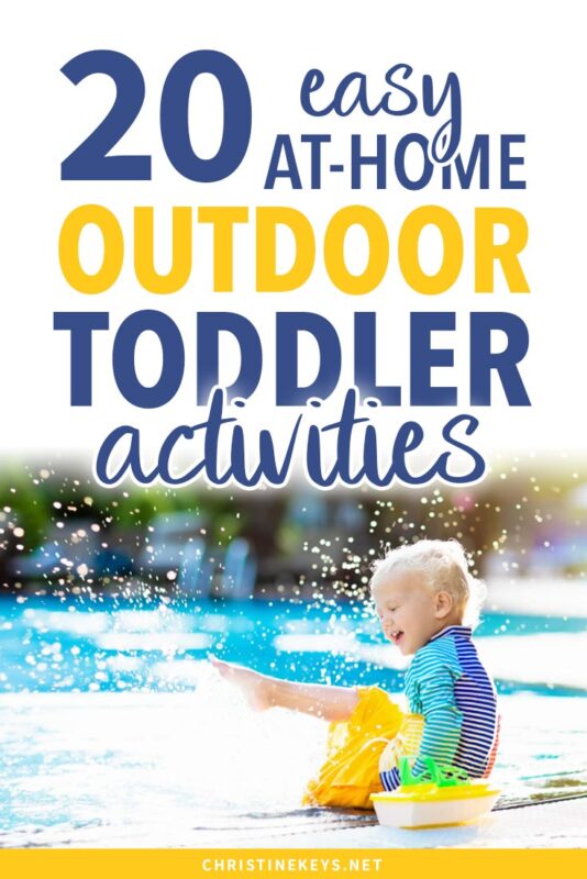 at home outdoor activities for toddlers