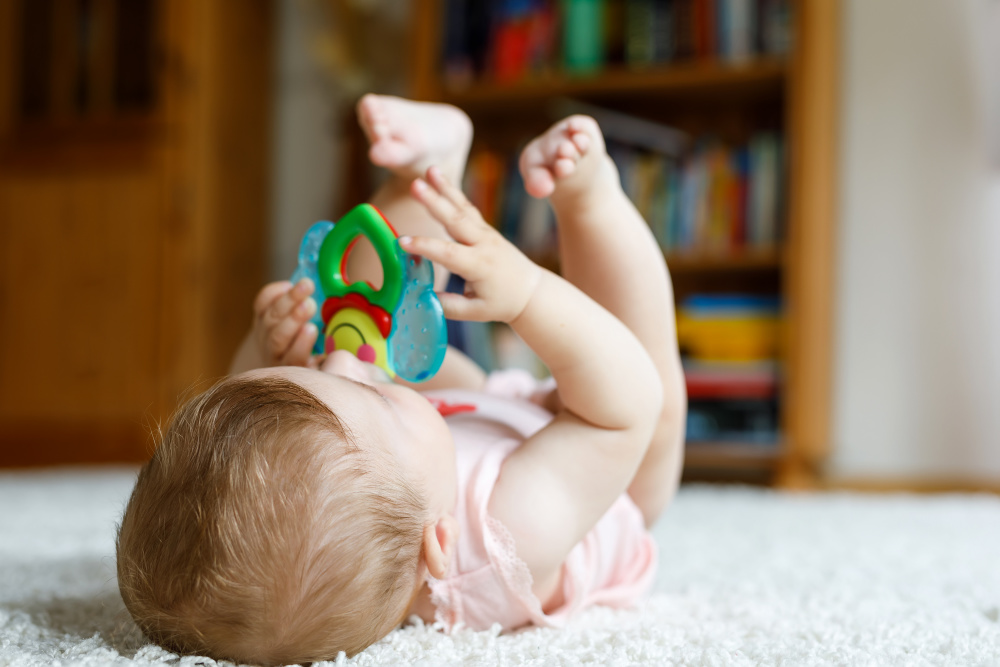 baby rolling around