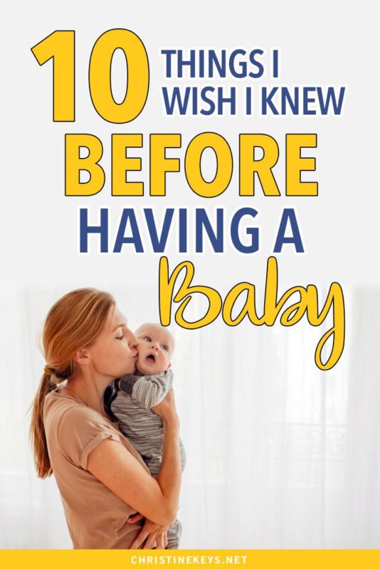 things I wish I knew before having a baby