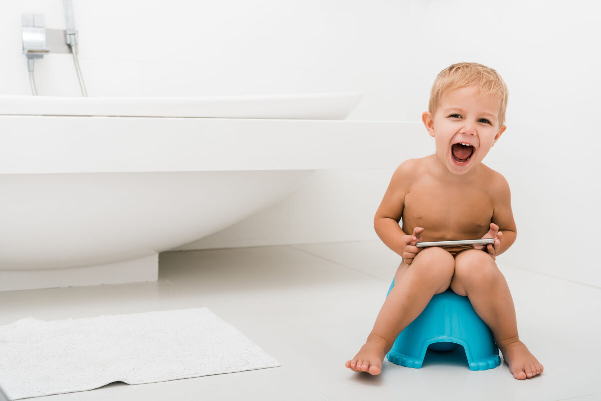 little happy boy potty training