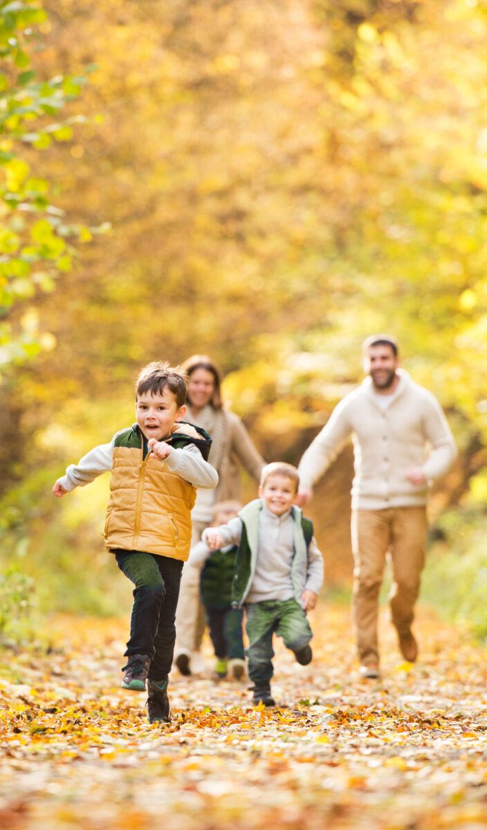 family walking together