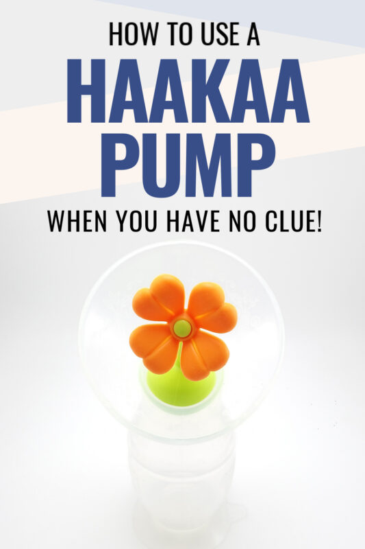 how to use haakaa pump