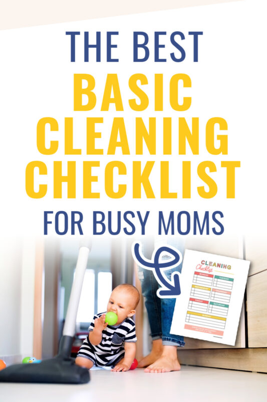 the best basic cleaning checklist