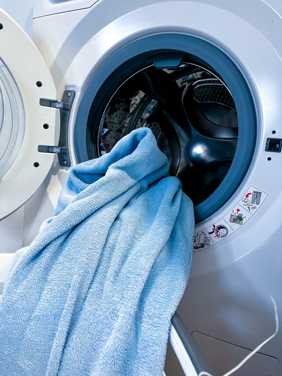 machine washing a minky blanket