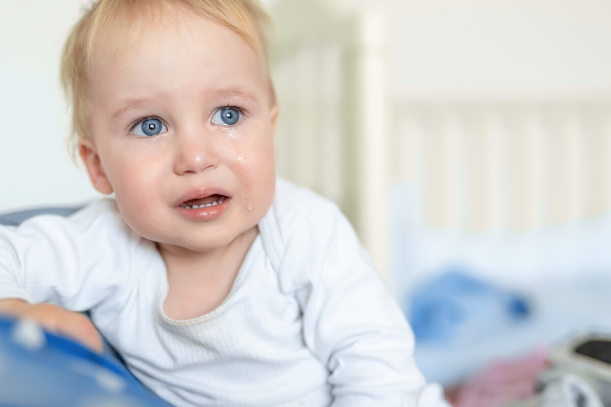 crying toddler