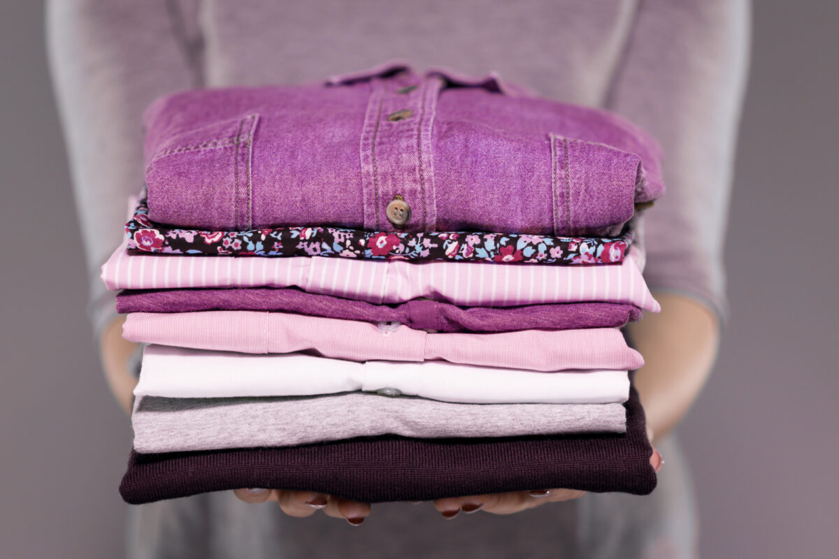clean laundry