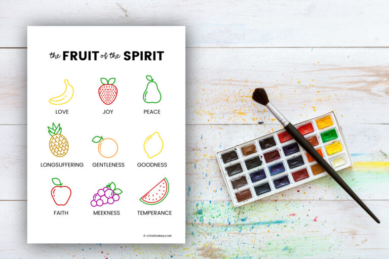fruit of the spirit printables