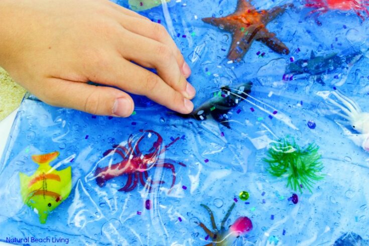 Image for Ocean Life Sensory Bag for Toddlers and Preschoolers