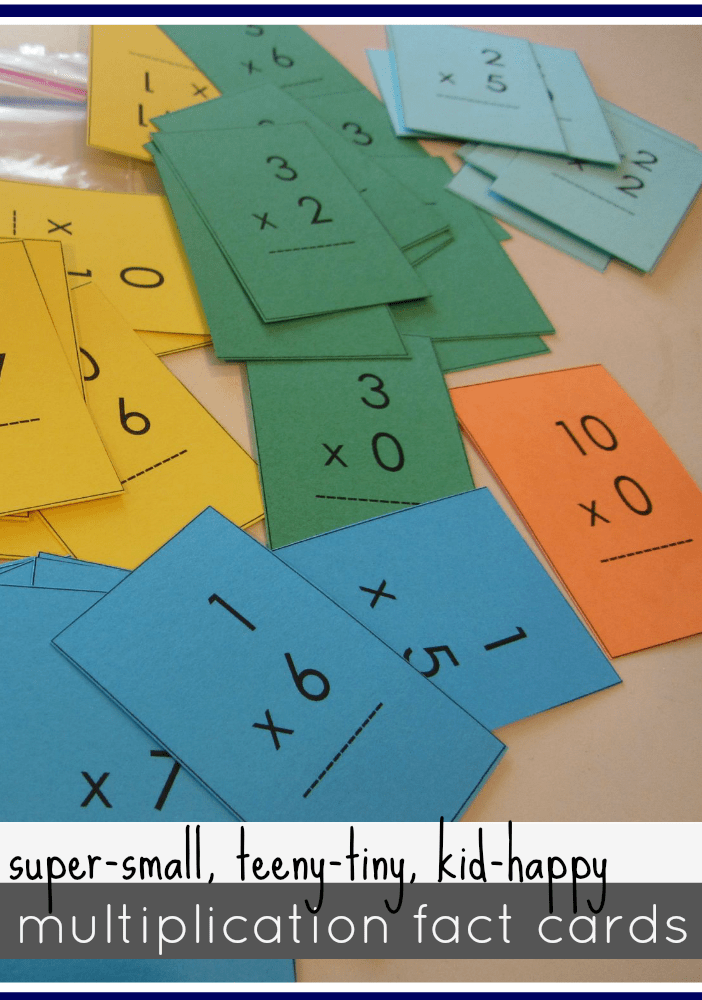 Image for mastering multiplication tables (with mini flash cards) - teach mama