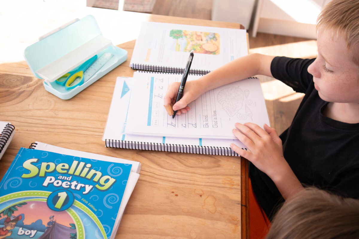 homeschool handwriting