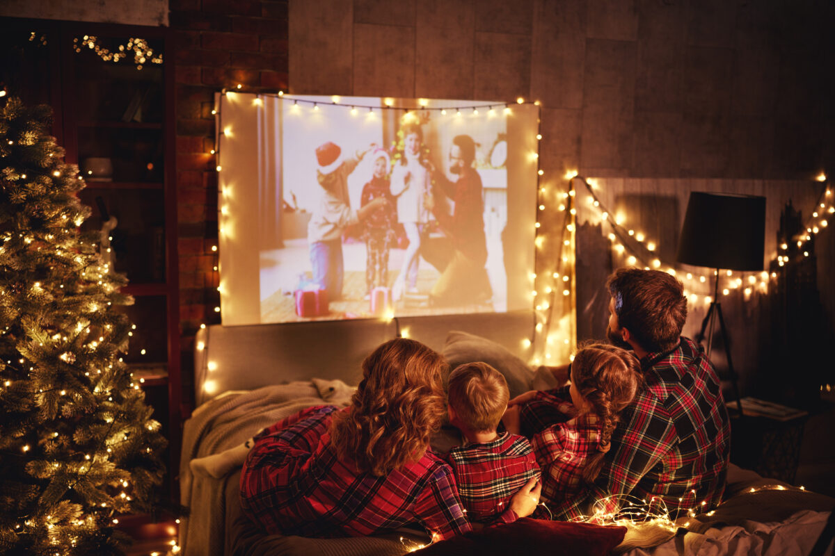 family christmas movie night