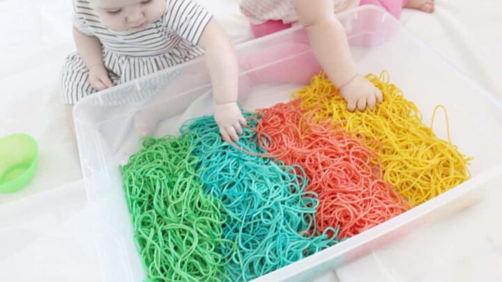 Image for Rainbow Spaghetti Sensory Activity