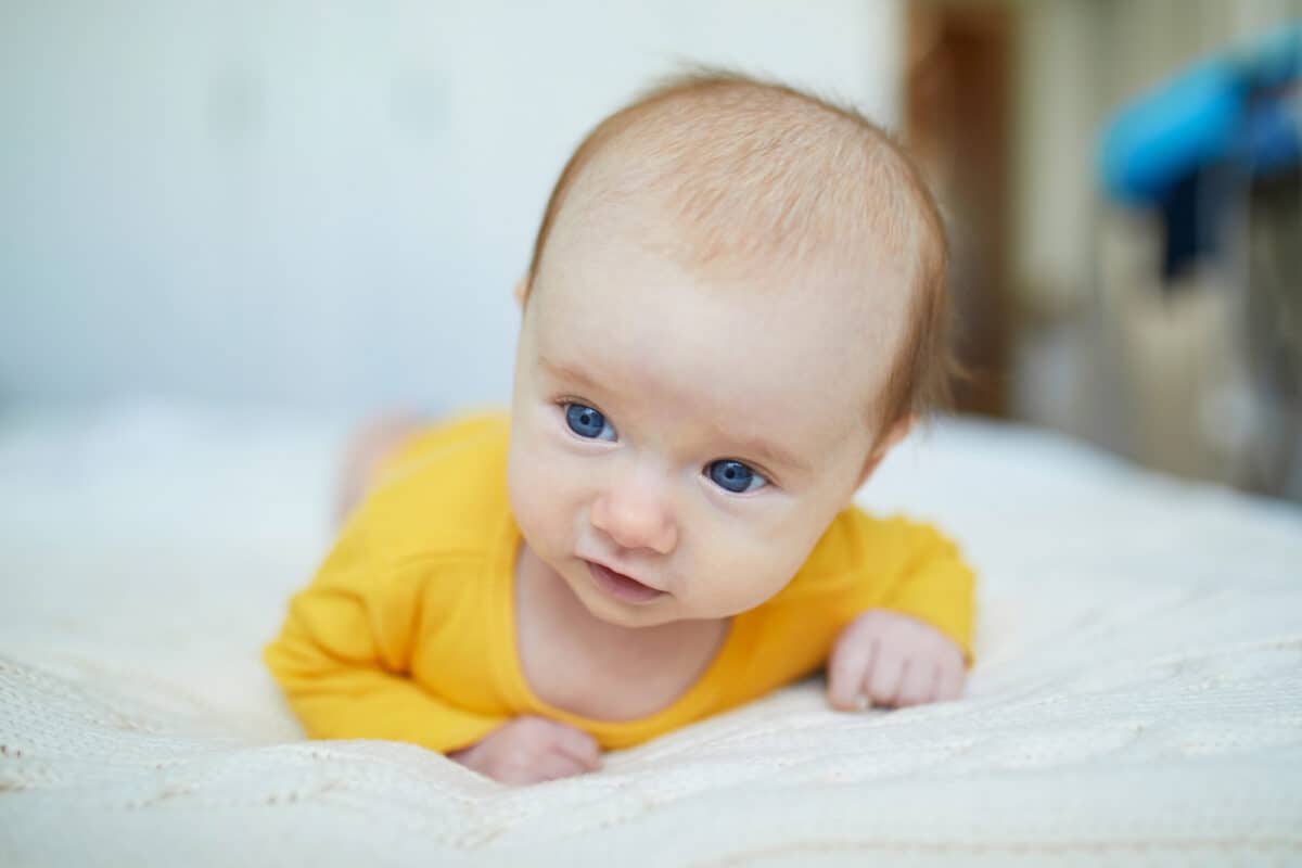 newborn tummy time