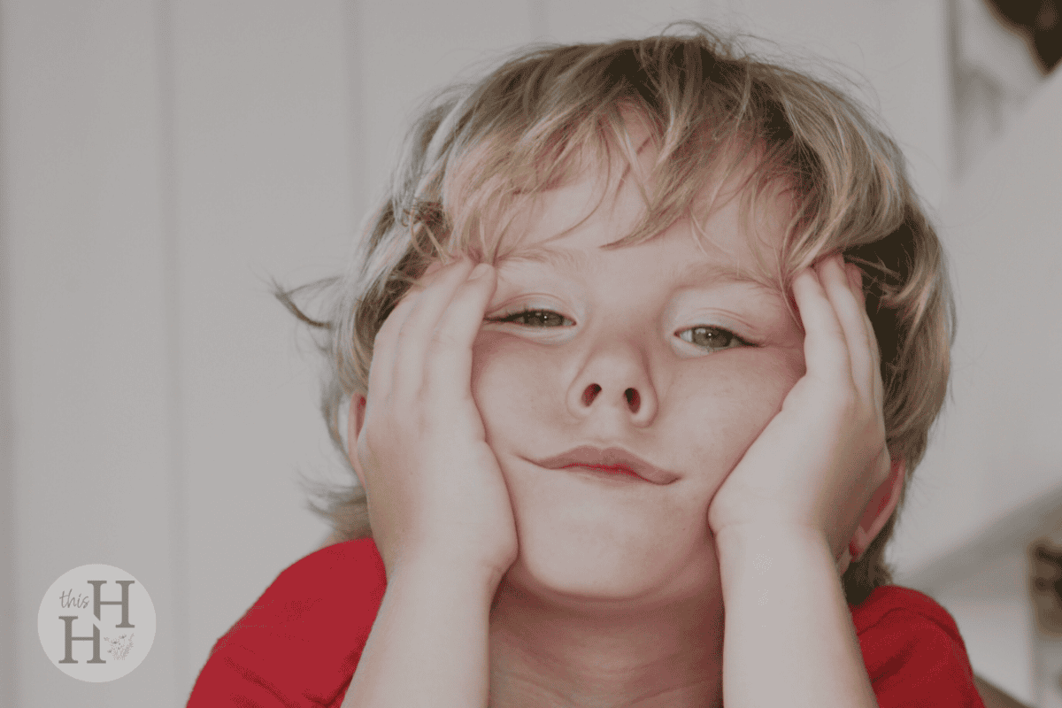 bored child
