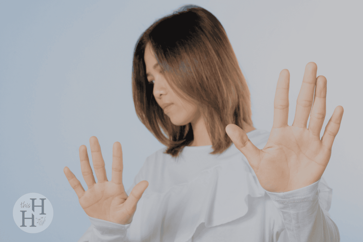 woman facing criticism