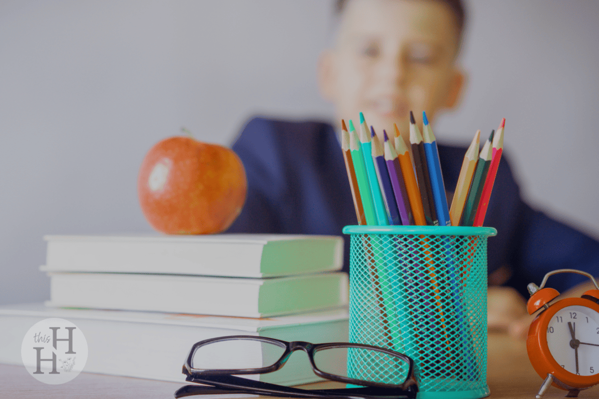 homeschool organization tips for homeschool supplies