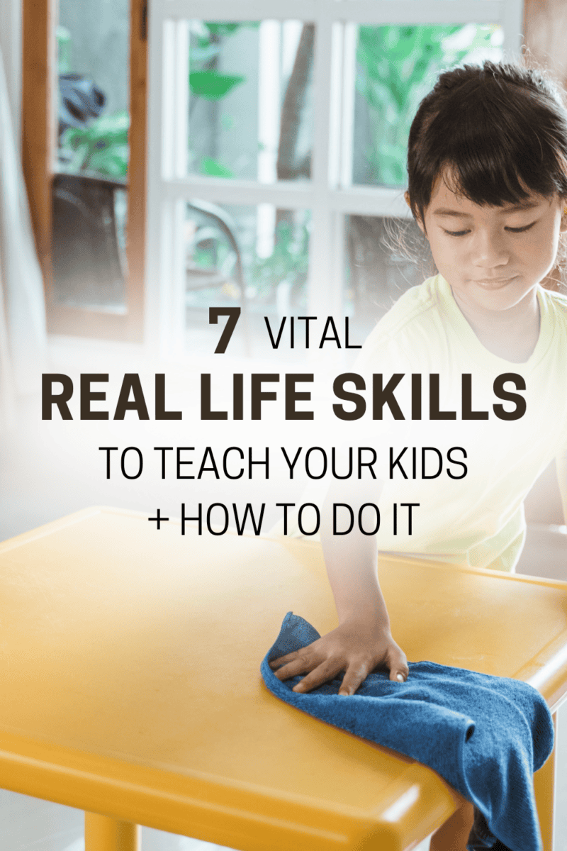 7 Real Life Skills to Teach Your Kids & How to Do It — This Homeschool ...