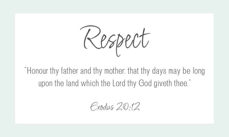 respect