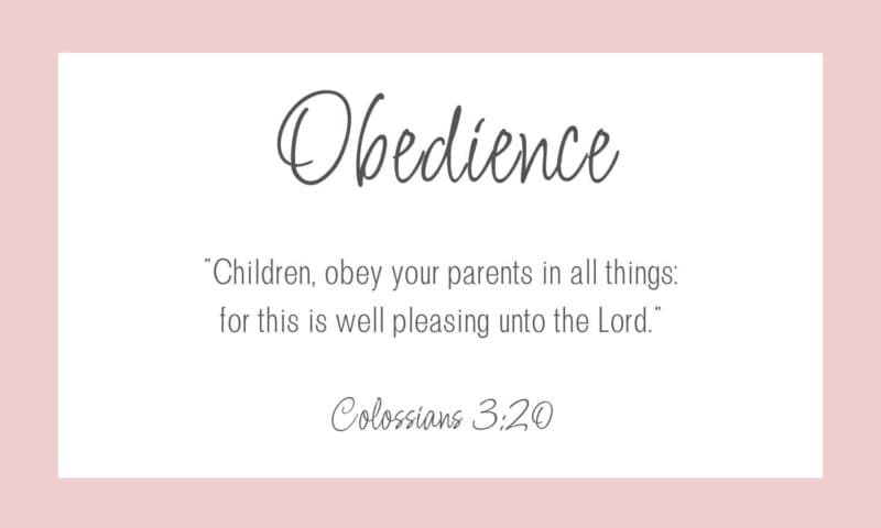 obedience