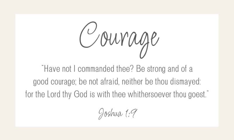 courage