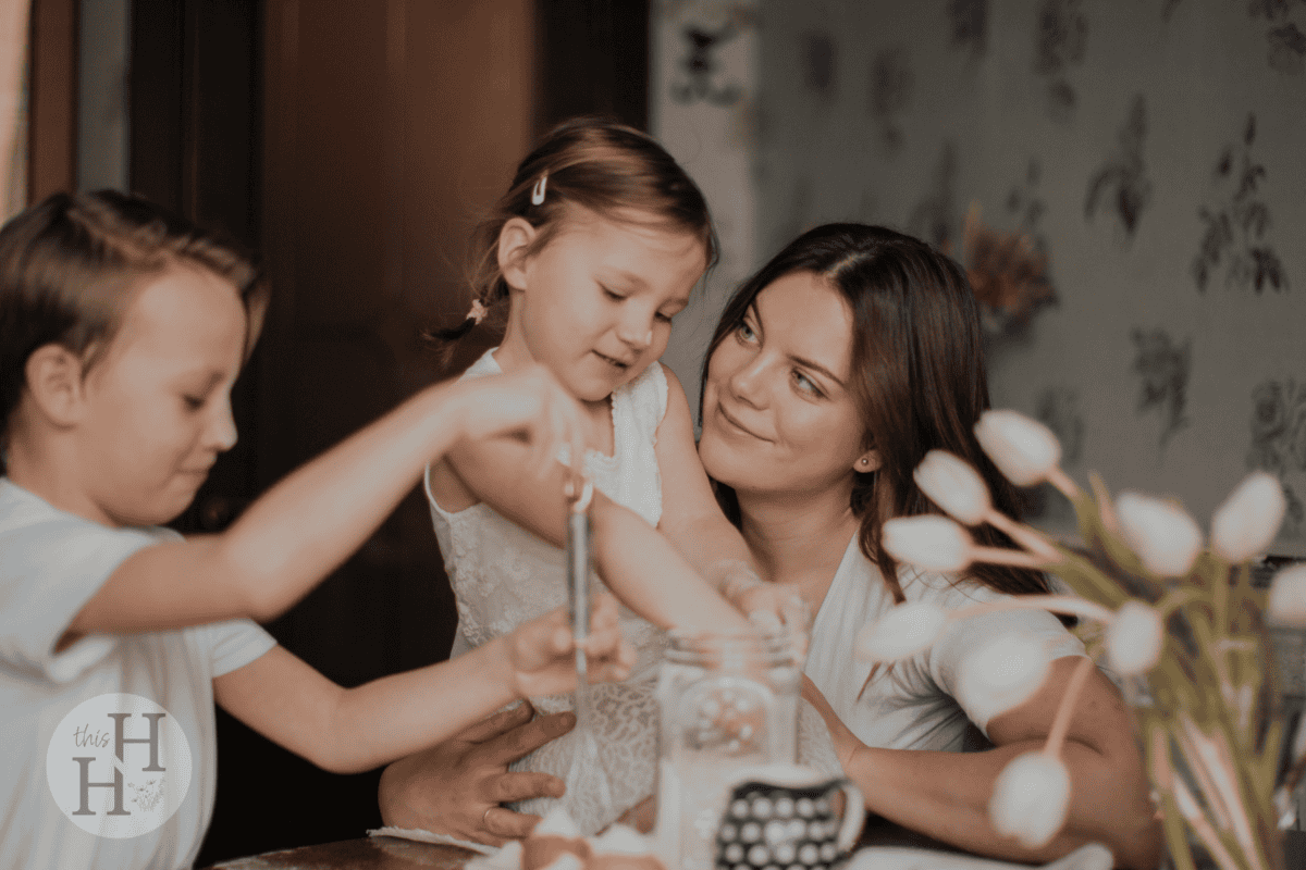 happy mom and kids homeschool tips