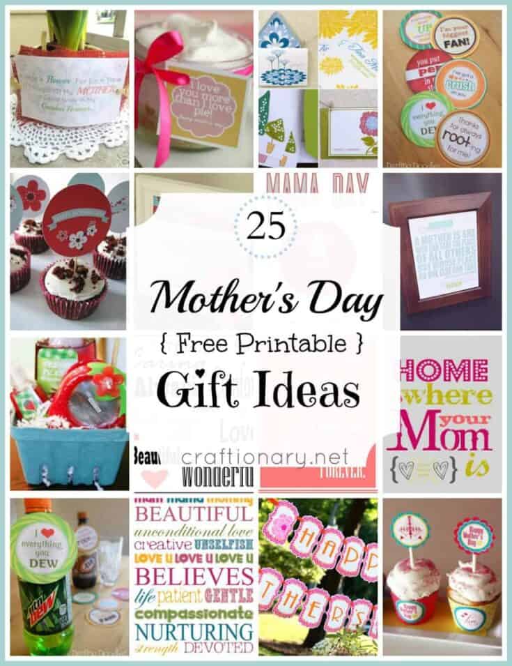 Image for 25 Best Mothers day free printables to love