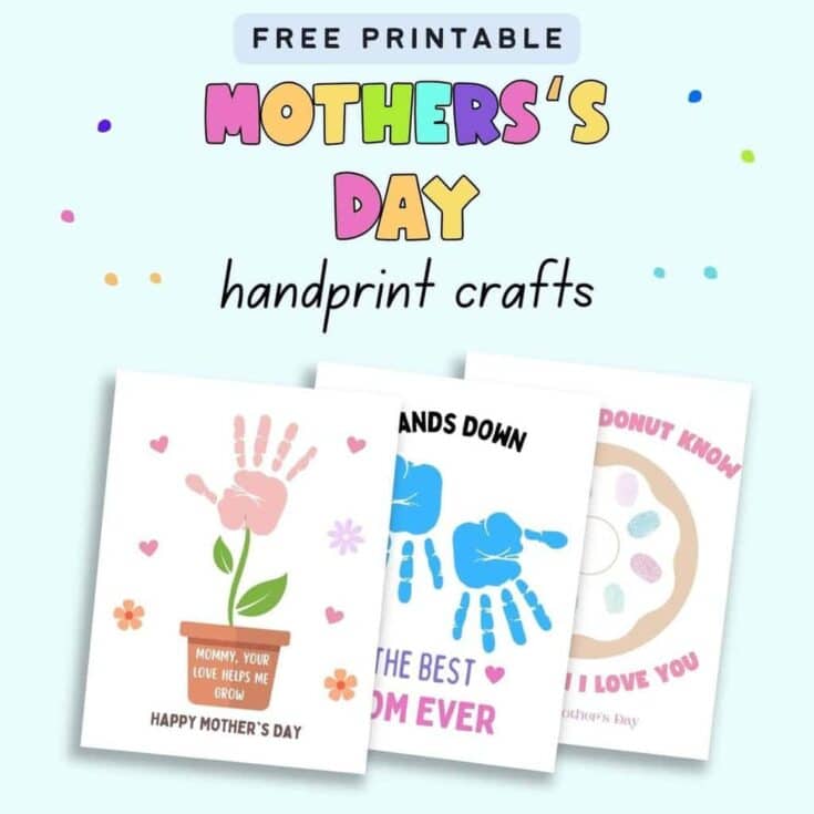 Image for Mother's Day Handprint Free Printables