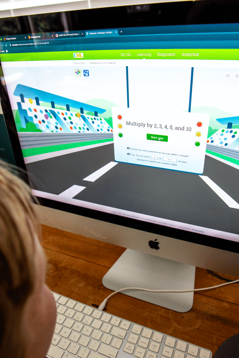 ixl raceway game