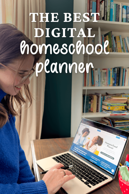 Learn all about the best digital homeschool planner. Homeschool planet isn't just a lesson planner - it's a tool that can flex to do what you want it to in order to suit the needs of your family. They also offer awesome free tools such as student IDs and a 4 year high school blue print!
