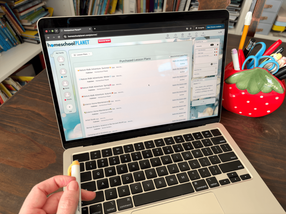 homeschool planet lesson plans