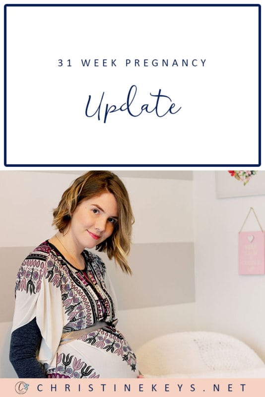 31 Week Pregnancy Update || Find out how things are going at 31 weeks. Are we ready for the baby's arrival? #pregnancy #motherhood #babies #pregnancyupdate