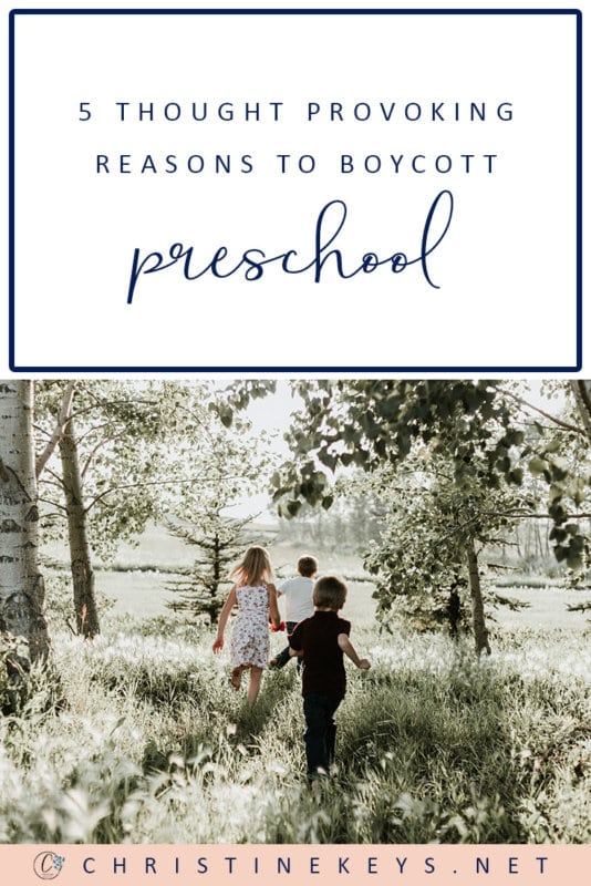 5 Thought Provoking Reasons To Boycott Preschool || Considering whether sending your child to preschool is necessary? Read these 5 points to find out the reasons why it may not be so. #parenting #homeschool #homeschooling #preschool #toddlers #motherhood #school #education