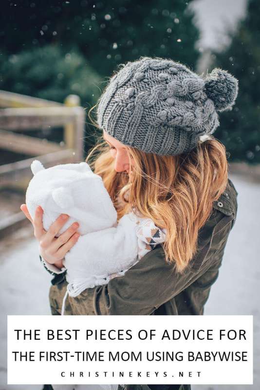 Pinterest image about babywise tips for first time moms